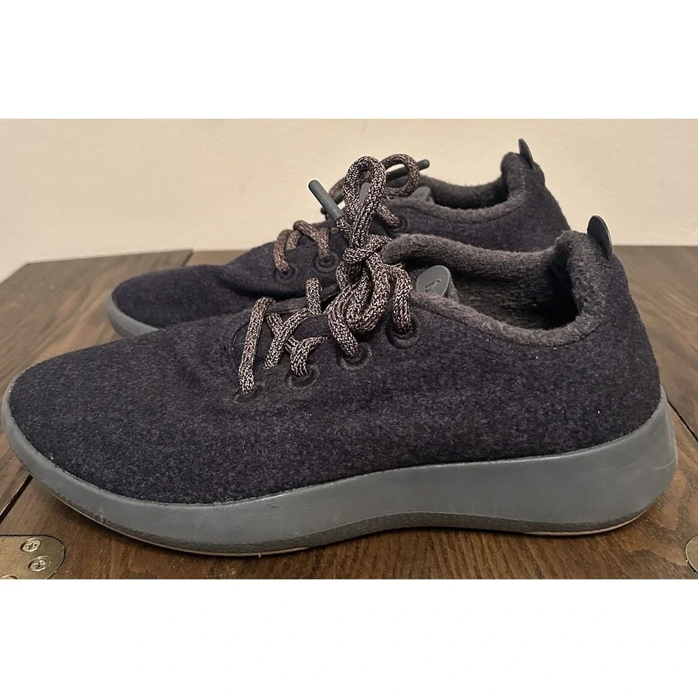 Allbirds Wool Runner Mizzles Merino Wool Lace Up Women's Size‎ 9 Gray Comfort
